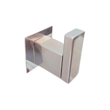 Imagem de Cabide Inox Gancho Para Toalha Cabideiro Suporte Banheiro Lavabo