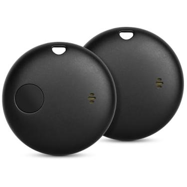 Imagem de Geevon Rastreador Bluetooth Smart Tag-2 Pack, Compatível Com Apple Find My (Somente Ios). Localizador De Itens Para Chaves, Carteira, Mochila, Bagagem (2 Unidades, Preto)