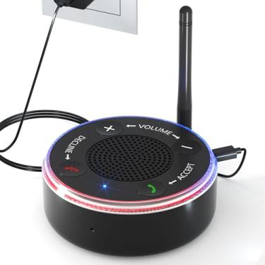 Imagem de Healvaluefit Amplificador E Pisca-Pisca De Campainha Celular Para Idosos, Deficientes Auditivos (Até 110 Db), Telefones Externos Iphone Android - Pode Atender Chamadas Com Toque Alto Flash Led