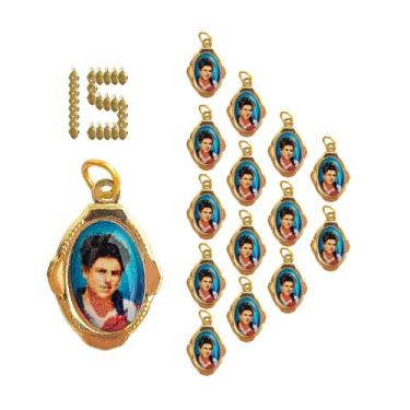 Imagem de Kit 15 Medalhas Carlo Acutis com Imagem Resinada Padroeiro da Internet (15)