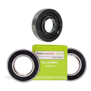 Imagem de Kit Retentor E Rolamento Lavadora Brastemp Consul - Original