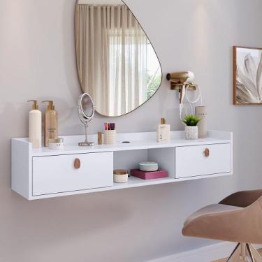 Imagem de Penteadeira Suspensa Camarim Organizadora Maquiagem Joy Life Com 2 por