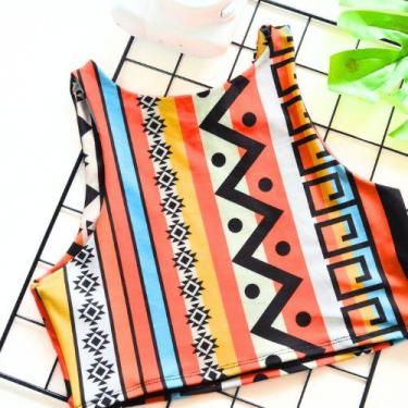 Imagem de Cropped Regata em Suplex Colorida Curta Unissex Feminina Lush, único