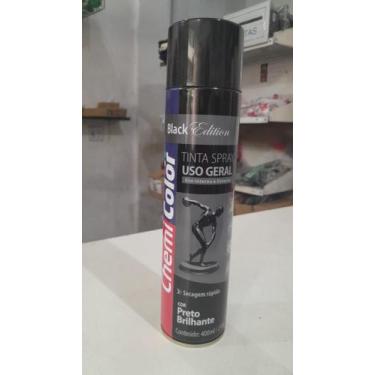 Imagem de Tinta spray uso geral uso interno e externo - BLACK EDITION 
