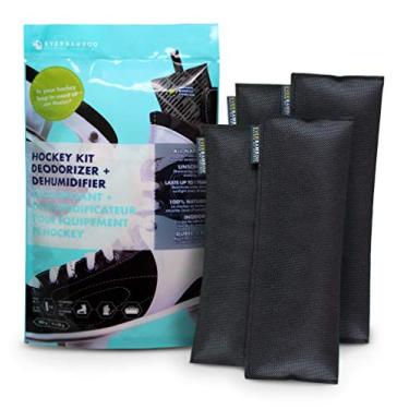 Imagem de Conjunto de bolsa desodorizante Ever Bamboo Hockey Gear com carvão de bambu (4 x 50 g, 4 unidades)