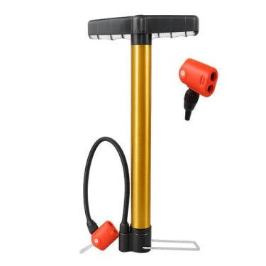Imagem de Bomba de Ar Encher Pneu Forte Compacta e Leve Bicicleta Moto Bola Balã