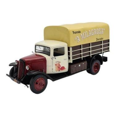 Imagem de Miniatura Caminhão Citroen U23 Fazenda A Milagrosa 1:43 - IXO, Branco,