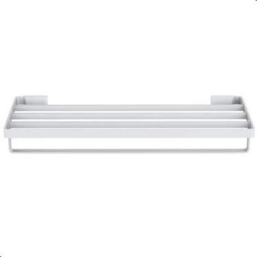 Imagem de Porta Toalhas de Banho Duplo Toalheiro Hotel Branco F.Empire - FassinS