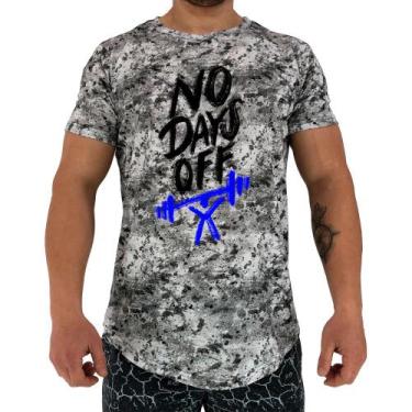 Imagem de Camiseta Longline Manga Curta MXD Conceito No Days Off, Cinza claro, M