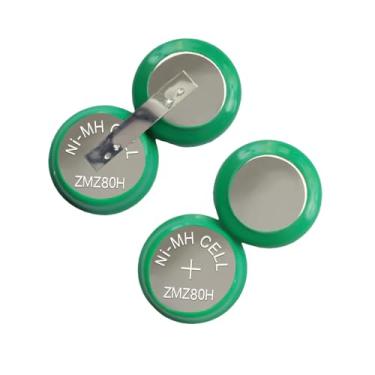 Imagem de Baterias de substituição Ni-MH de 2,4 V para fone de ouvido 5.0 versão 40810, bateria de substituição para fone de ouvido 40810 (pacote com 2)