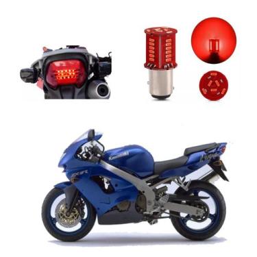 Imagem de Lâmpada Led Freio 2 Polos Sequencial Strobo Moto Ninja ZX 9R 900CC 199