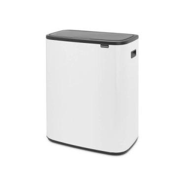 Imagem de Lixeira Bo Touch Bin em Aço 60 Litros Brabantia Branca