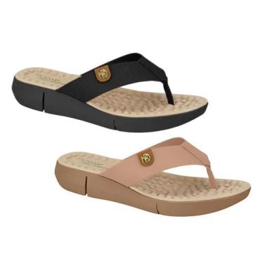 Imagem de Tamanco Chinelo Feminino Ortopédico Modare Ultra Conforto, Nude, 36