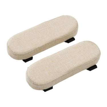 Imagem de predolo Suporte de braço para cadeira de escritório, acessório para gamer, substituição para cotovelo, Bege, Tamanho real