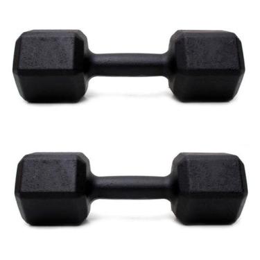 Imagem de Halter Sextavado Pintado 12Kg  HSP12 - GOHARDBR