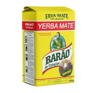 Imagem de Barão de Cotegipe, Erva Mate Tipo Uruguaia Export Barão Original Sem Açúcar 500