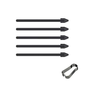Imagem de Pacote com 5 pontas de caneta Tab S8 S para Samsung Galaxy Tab S8, pontas de caneta Stylus com pinça, peças de reposição para pontas de caneta Samsung Galaxy Tab S8 (preto)