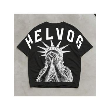 Imagem de Camiseta Masculina Oversized Academia Street Estatua Algodão - NoBrand