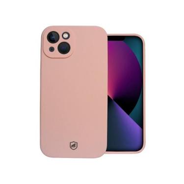 Imagem de Capa case capinha para iPhone 13 - Silicon Premium Rosa - Gshield