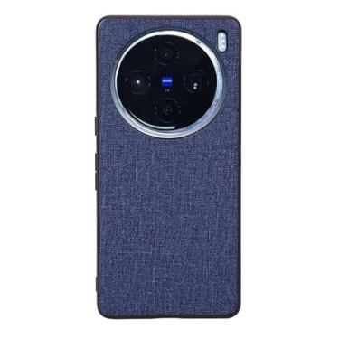 Imagem de Capas Compatível com VIVO X100,Design de padrão de tela,Pproteção completa de 360°,Pplástico macio,Proteção contra quedaBlue