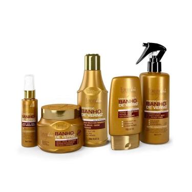 Imagem de Kit Banho de Verniz Completo Forever Liss