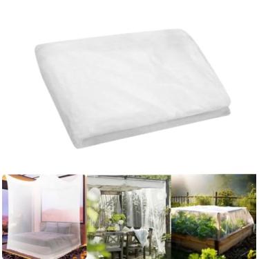 Imagem de Mosquiteiro 3,5 x 1,5 m, rede de jardim para vegetais, frutas e plantas, malha de barreira contra insetos de pássaros, capa protetora para fazenda de arbustos de mirtilo, pátio, proteção de colheita