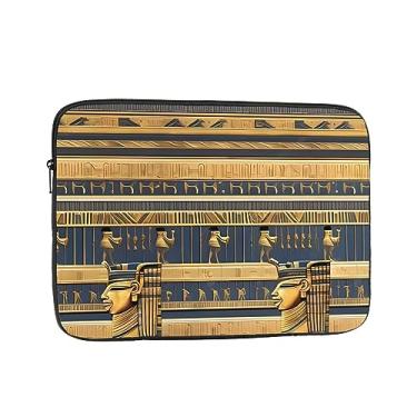 Imagem de Capa para laptop com afrescos faraônicos egípcios, bolsa para laptop, capa protetora para notebook de 13 polegadas