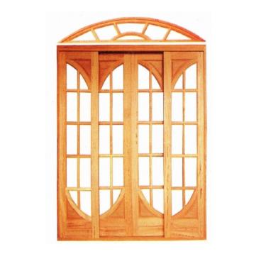 Imagem de Porta de Correr Putiri Colonial - Madeira Maciça - Angelim