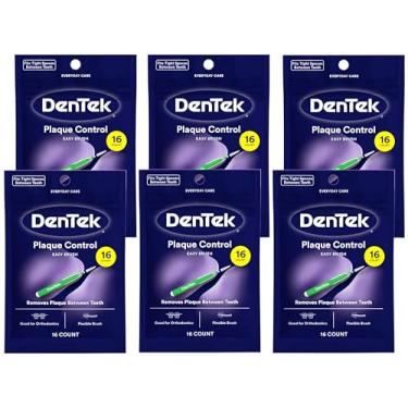 Imagem de Dentek Easy Brush Cleaners Espaços extra apertados 16 unidades (pacote com 6)