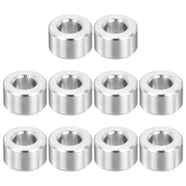 Imagem de PATIKIL Espaçadores de aço inoxidável M6, espaçador de metal de 12 peças de 6 mm ID x 12 mm OD x 7 mm L parafuso para parafuso de 1/10.2 cm ou M6