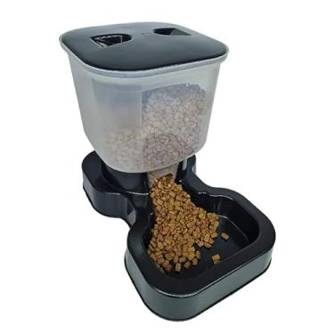 Imagem de Tratador Automático para Cães de Grande Porte - Comedouro Pet (Preto)