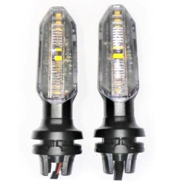 Imagem de Par Pisca Led P-27s MOTO  XRE 190 2016 2017 2018 2019 - STALLION