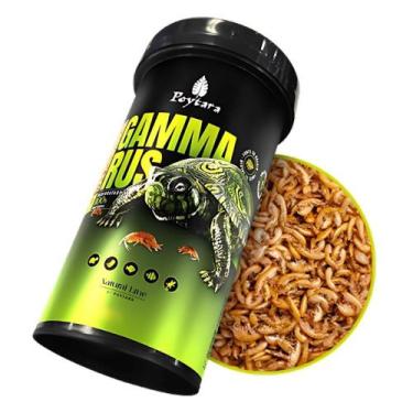 Imagem de Poytara Gammarus 28g Alimento Peixes Tartarugas Pássaros