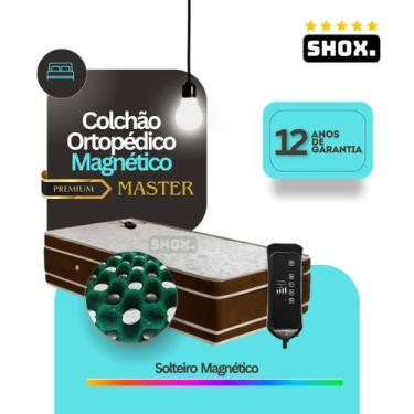 Imagem de Colchão Solteiro SHOX Com Vibromassagem Ortopédico MASTER 188x0,88x25c