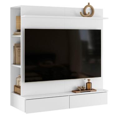 Imagem de Painel 42 Pol Suspenso Com Closet 108cm Mimo A02 Branco - Mpozenato