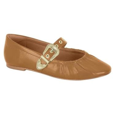 Imagem de Sapatilha Vizzano Feminino Casual Boneca 1443104 Cor:camel;tamanho:35