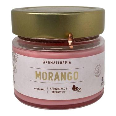 Imagem de Vela Perfumada Morango Atria Aromática Indiana 140G