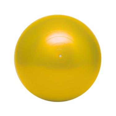 Imagem de Bola De Pilates Yoga Abdominal 65cm Amarelo Suporta até 200kg Anti-Brust Premium