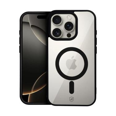 Imagem de Capa Case Capinha Magsafe Para Iphone 16 Pro Max - Preta - Gshield
