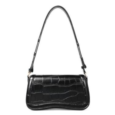 Imagem de Bolsa de ombro CLUCI Bolsa pequena de material vegano para mulheres