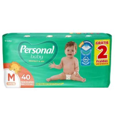 Imagem de Fralda Personal Baby Protect & Sec Mega - Tam M - 40 unidades - ATACAD