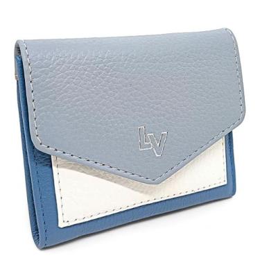 Imagem de Carteira Feminina Pequena De Couro Le Voyage Cartões Moedas