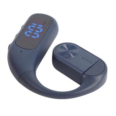 Imagem de Heayzoki Fones de Ouvido Rotativos de 180 °, Fone de Ouvido Bluetooth único, Comunicação Clara, Cancelamento de Ruído, Baixa Latência, Tecnologia Direcional DT40, Leve para o Trabalho de (Azul)