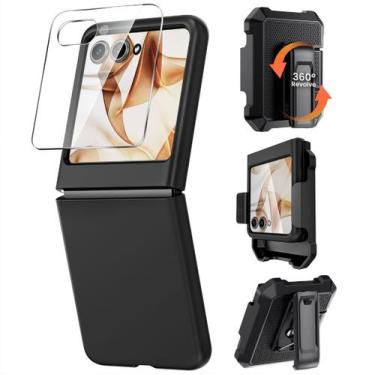 Imagem de Estojo e coldre com protetor de tela para Motorola Razr 2024 - Caka