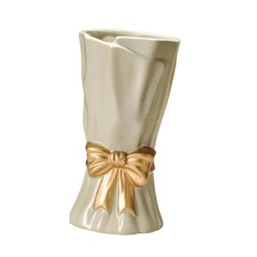 Imagem de Ioensy Vaso de arco para flores, suporte para mesa, decoração para casa, vaso de flores, para cozinha, prateleira, presente de inauguração de casa, dia dos, Verde