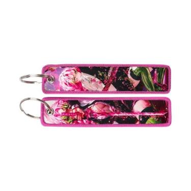 Imagem de Chaveiro De Bordado De Anime, Tag De Chave Estilosa Para Motocicletas,