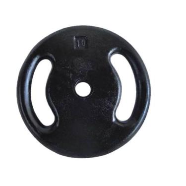 Imagem de Anilha Ferro Fundido Pintada Academia 10 Kg - ANILHAS FITNESS