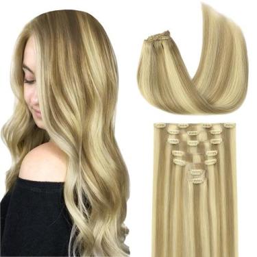Imagem de Extensões de cabelo Clip in GOO GOO Real Human Hair 26 polegadas 135g