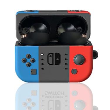 Imagem de Capa Sony WF-1000XM4, capa protetora de silicone macio para Sony WF-1000XM4, à prova de choque, Sony WF-1000XM4, capa para fones de ouvido, carregamento sem fio