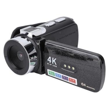 Imagem de Zopsc Câmera de Vídeo 4K 64MP 28x Cameragem de Câmera de Zoom óptico Com Tela Rotativa, Luz de Preenchimento, Microfone, Lente Capuz para Vlogging, Esportes, Viagens, Casamentos